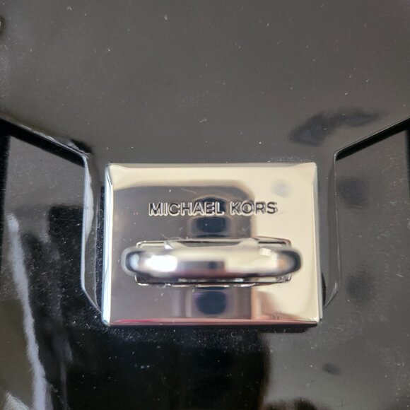 MICHAEL Michael Kors Manhattan Medium Patent Leather Satchel - Picture 9 of 11